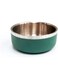 Saluki Stainless Steel Double Wall Dog Bowls - Emerald, 1200 ML
