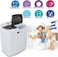 AFRA Baby Washing Machine, 3.6kg Capacity, 220-240V, 50-60Hz, Non-Slip Foot Pad, Elution Separation, Compact Size, Spin and Dry, AF-3624BWTT, 1 Year Warranty.