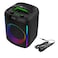 AFRA Bluetooth Speaker, 30 Watts, Black, Plastic Body, Ultra Bass, 7.4V/3000mah Rechargeable Battery, RGB Lighting, AF-0030BSBK,  , 2 Years Warranty.