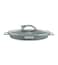 LIFE SMILE Fish Frying Pan With lid, Granite Coating Non Stick Oval Frying pan 100% PFOA FREE, Oven Safe (Shallow, Cyan)