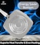 LIFE SMILE grill pan Non-stick Granite Coating with lid   Oven Safe   versatile grilling pan with drop opening, Skillet large surface,100% PFOA free (Dark Grey, 28 CM Detachable Handle)
