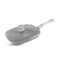 LIFE SMILE grill pan Non-stick Granite Coating with lid   Oven Safe   versatile grilling pan with drop opening, Skillet large surface,100% PFOA free (Dark Grey, 28 CM Detachable Handle)