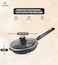 LIFE SMILE Frying Pan With Lid - 5 Layer Granite Coating Fry Pan   Multiple Hob Compatibility   Heat-Resistant Handle Hanging Loop   Induction bottom (26 CM, Black)
