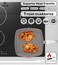 LIFE SMILE grill pan Non-stick Granite Coating with lid   Oven Safe   versatile grilling pan with drop opening, Skillet large surface,100% PFOA free (Dark Grey, 24 CM Fixed Handle)