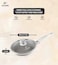 LIFE SMILE Fry Pan with Lid Granite Coating Non Stick Surface