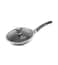 LIFE SMILE Fry Pan with Lid Granite Coating Non Stick Surface