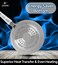 LIFE SMILE Fry Pan with Lid Granite Coating Non Stick Surface