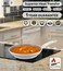 LIFE SMILE Fry Pan with Lid Granite Coating Non Stick Surface