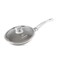 LIFE SMILE Fry Pan with Lid Granite Coating Non Stick Surface