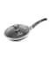LIFE SMILE Fry Pan with Lid Granite Coating Non Stick Surface