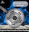 LIFE SMILE Deep Frying Pan With Lid - Multi Layer Granite Coating Non Stick Saute Pan   Stay Cool Handle With Hanging Loop   Oven Safe (Black, 28 CM(3.6 Liters))