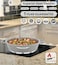 LIFE SMILE Shallow Pot with Lid   Multi Layer Non Stick Granite Coating 100% PFOA FREE   Oven Safe Frying Pan   Easy To Clean   Scratch Resistant (36 CM (7.8 Liters), Grey)