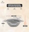 Wok Pan With Lid and 2 Handle Granite Coating - Die cast Aluminum Scratch Resistant Frying Pan , PFOA Free Induction Bottom Woks And Stir Fry Pans 32 CM