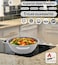 Wok Pan With Lid and 2 Handle Granite Coating - Die cast Aluminum Scratch Resistant Frying Pan , PFOA Free Induction Bottom Woks And Stir Fry Pans 32 CM