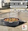 LIFE SMILE Shallow Cooking Pot Stone Design Multi Layer Granite Coating