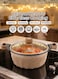 19-Piece Multi Layer Granite Coated Cookware Set - Set Includes 20/24/28/32cm Soup Pot, 28cm Shallow Pot, 28cm Fry Pan, 18cm Sauce pan and Kitchen tools