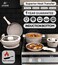 LIFE SMILE-Non-Stick Cookware Set &ndash; Ultimate 13-Piece Stackable Cooking Set &ndash; Induction Cookware Includes Soup Pot, Wok, Saucepan, Crepe Pan, Skillet, Tong &amp; Accessories &ndash; Space Saver &amp; Oven Safe