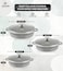 Life Smile 6 Pcs Non Stick Oven Safe Kitchen Cooking Pot Set