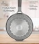 LIFE SMILE Frying Pan With Lid - Multi Layer Granite Coating Fry Pan   Non Stick, 100% PFOA FREE   Heat-Resistant Handle Hanging Loop   Induction bottom (28 CM (2.5 Liters), Davy Grey)
