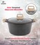 LIFE SMILE Cookware Set - 13 Pieces Pots and pan set Induction Base, Granite Non Stick Coating 100% PFOA FREE, Die Cast aluminum Body include Casseroles &amp; Shallow Pot &amp; Kitchen Utensils (Brown)