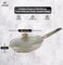 LIFE SMILE &ndash; Fry Pan with Lid, Induction Bottom, Non-Stick Granite Coating