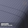 Klub Linen 3PC Striped Fitted Sheet Set, Ultra Soft Microfiber Bedding Set - 1 Fitted Sheet King (180x200cm) with Deep Pocket and 2 Pillowcases (50 x 75 cm), Dark Grey