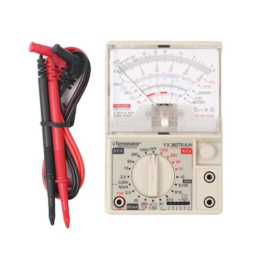 Terminator Multi Meter Analogue Diode Protection AC/DC Volt 1000V dB -10 to 22dB DC Current hFE Test Resistance