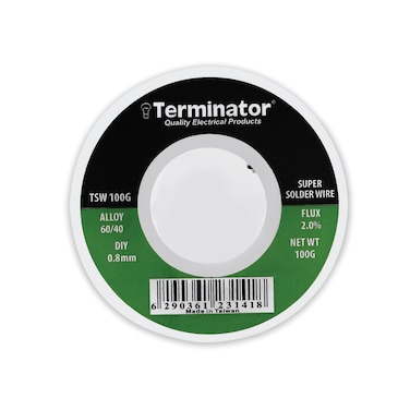 Terminator Soldering Wire 60/40 100G-0.80mm (Taiwan)