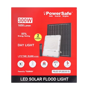 PowerSafe LED Solar Floodlight 300W Day Light Bubble Series