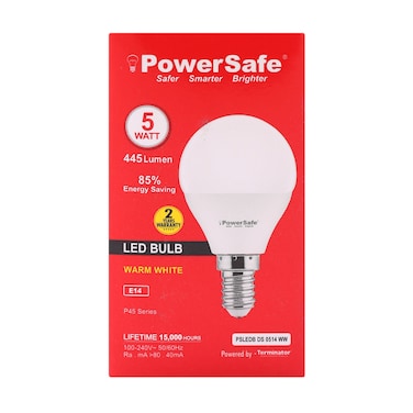PowerSafe LED Bulb 5W Warm White E14 Designer Series