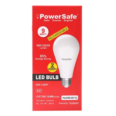 Terminator Rechargable LED Bulb 9W Day Light B27