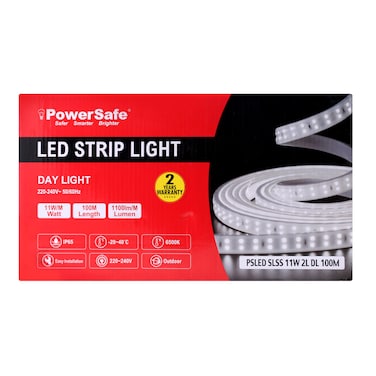 PowerSafe LED Strip Light Standard Series 11W Day Light Two Line 100 Meter Roll