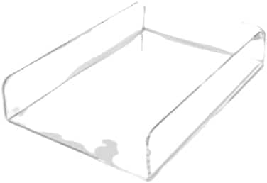 LAMSIT IBDAA Acrylic Paper Tray   Decorative Tray   Jewellery Tray   Acrylic Platter   Acrylic Serveware   Serving Platter