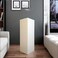 LAMSIT IBDAA Acrylic Pedestals   Plastic Stands   Acrylic Plinths   Acrylic Risers   Side Tables (30 x 30 x 120) cm, White