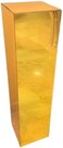 LAMSIT IBDAA Acrylic Pedestals &ndash; Plastic Stands &ndash; Acrylic Plinths &ndash; Acrylic Risers &ndash; Side Tables ((30 x 30 x 120) cm, Golden Mirror)