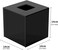 LAMSIT IBDAA - Acrylic Tissue Box   Holder Case Storage Case   Mirror Box   Napkin Holder Organizer (Square (14x14x14 cm), Black)