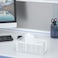 LAMSIT IBDAA - Acrylic Tissue Box   Holder Case Storage Case   Mirror Box   Napkin Holder Organizer (Rectangle (25x13x9 cm), Clear)