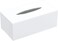 LAMSIT IBDAA - Acrylic Tissue Box   Holder Case Storage Case   Mirror Box   Napkin Holder Organizer (Rectangle (25x13x9 cm), White)
