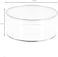 LAMSIT IBDAA Round Shape Acrylic Container with Lid   Acrylic Box Organizer   Acrylic Flower Box   Display Case Wedding Birthday Party Storage Boxes for Candy, Jewellery Storage Box (15x15x7)