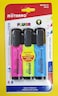 Motarro-Highlighters - Mini TextMarkers Pastel and Fluorescent Colours 3PCS (MC045-13)