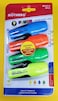 Motarro-Highlighters - Mini TextMarkers Pastel and Fluorescent Colours 4PCS PACK MC047-6