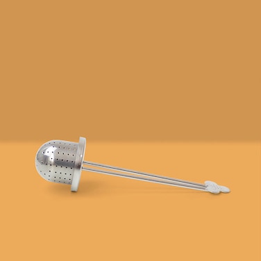 YALLABUYIT Tea Ball Infusers, Long-Handle Tea Strainer Stainless Steel for Loose Leaf Tea Spices and Seasonings in Office or Travelling