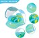 DOCTOR DOLPHIN Baby Pool Float Blue Color with Buoy Tail Anti-Backflip Air Bag Inflatable Baby Swimming Float with Sun Canopy Awning for Age of 6-30 Months