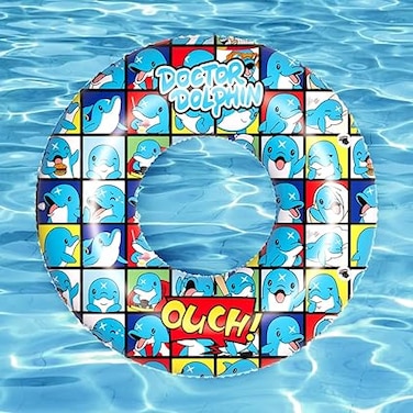 DOCTOR DOLPHIN SWIM RING , 80CM , 6+ Years