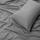 Panax Microfiber Bed Sheet Single, Light Grey