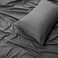 Panax Microfiber Bed Sheet Single, Dark Grey