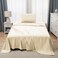 Panax Microfiber Bed Sheet Single, Ivory