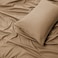 Panax Microfiber Bed Sheet Single, Coffee