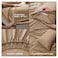 Panax Microfiber Bed Sheet Single, Coffee