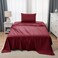 Panax Microfiber Bed Sheet Single, Burgandy